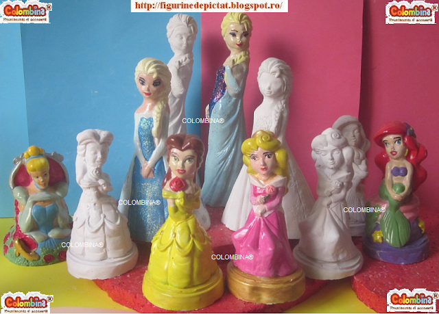  figurine printesele disney de colorat 