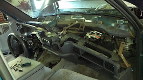 removing the dashboard of a dodge truck, guide, steps