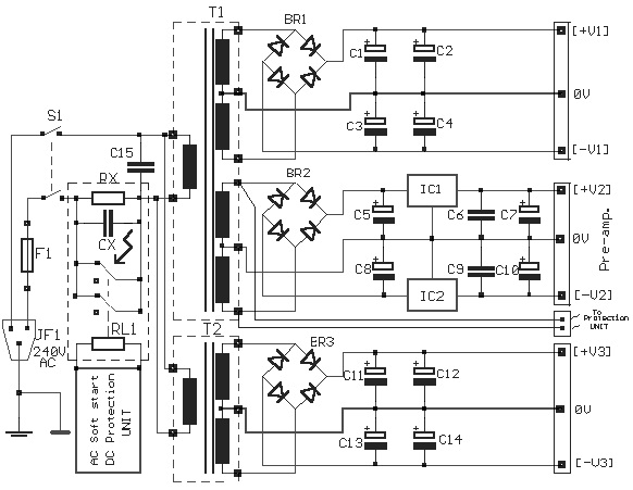  Skema  Power  Supply Untuk Amplifier  BLOG ANAK ELEKTRO