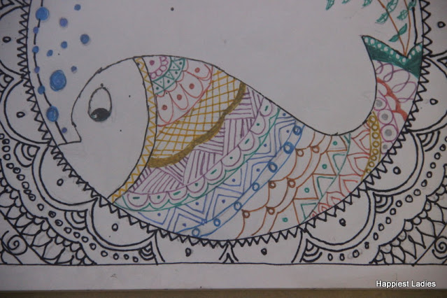 madhubani fish easy madhubani for kids