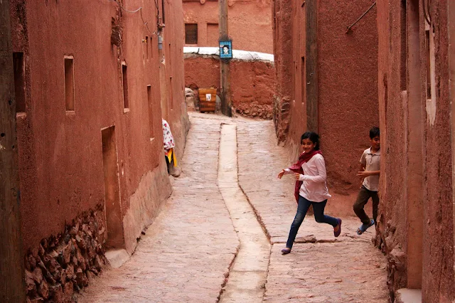 a narrow alley in Iran