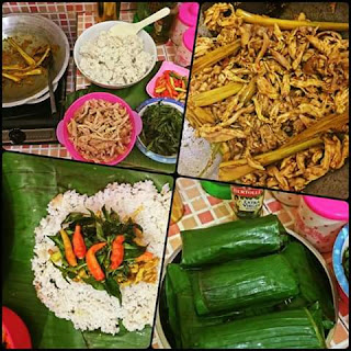 Resep nasi bakar ayam Suwir enak