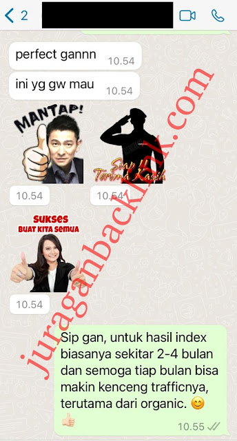 Testimonial Juragan Backlink