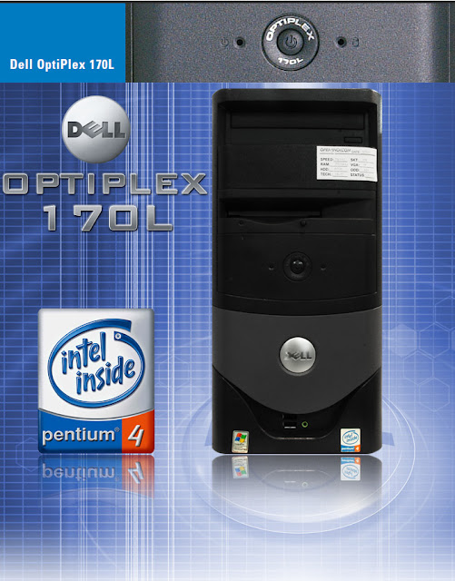 built-up dell optiplex 170l uberma komputer branded bekas murah