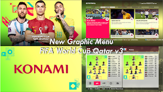 PES 2017 | New Graphic Menu FIFA World Cup Qatar 2022 v3