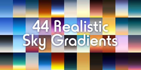 http://www.graphicstoll.com/2013/02/44-realistic-sky-gradients-for-photoshop.html