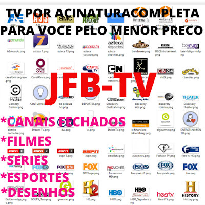 Curso Online JFB-TV - Tenha acesso a canais + filmes e séries