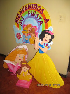 FIGURAS PRINCESAS DISNEY CON ICOPOR