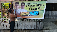 Warga Antusias Pasang Baleho"Sukses Setara" Warga: Tidak Ada Yang Menolak