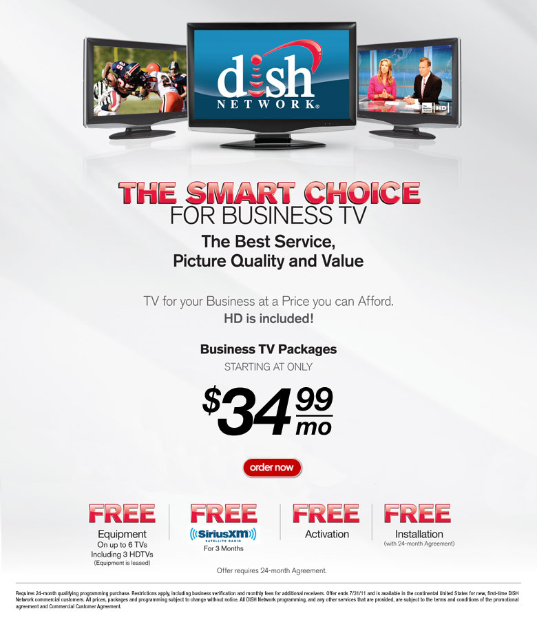 dish network commercial-dish for business