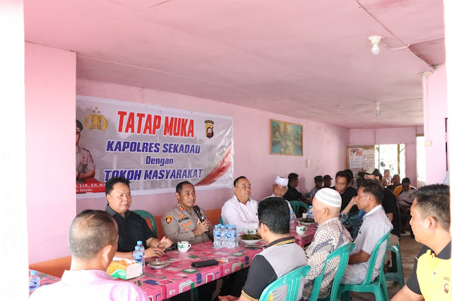 Kapolres Sekadau Gelar Tatap Muka Dengan Tokoh Masyarakat, Bahas Hal Berikut