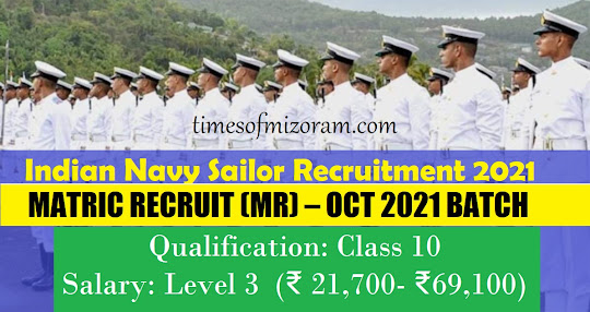 Indian Navy Sailor Recruitment 2021