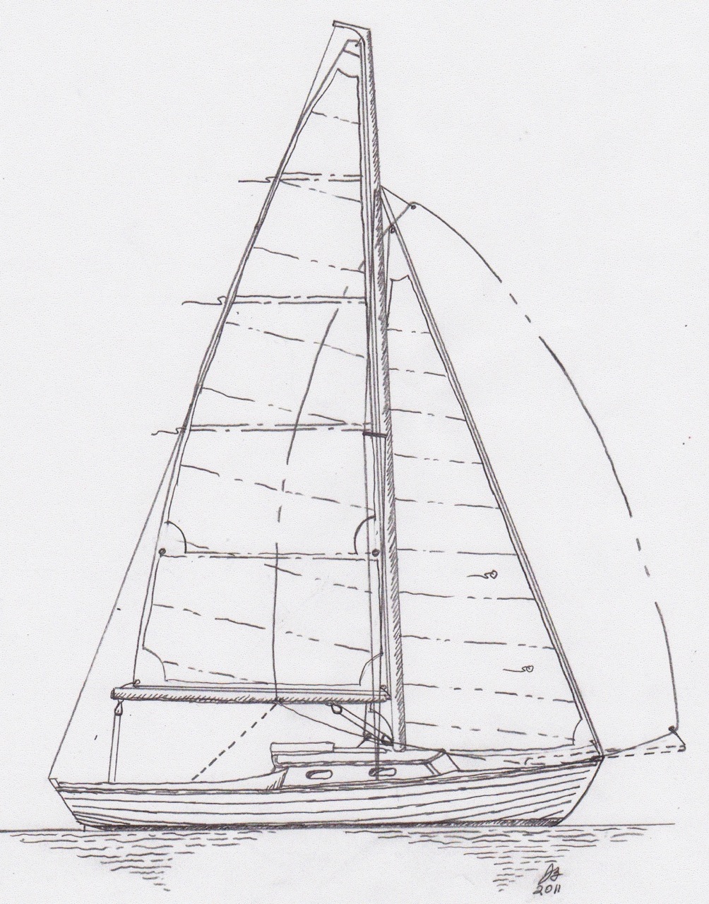 Simple Boat Outline
