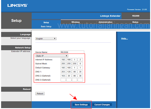 Tutorial Cara Setting Range Extender Linksys RE2000