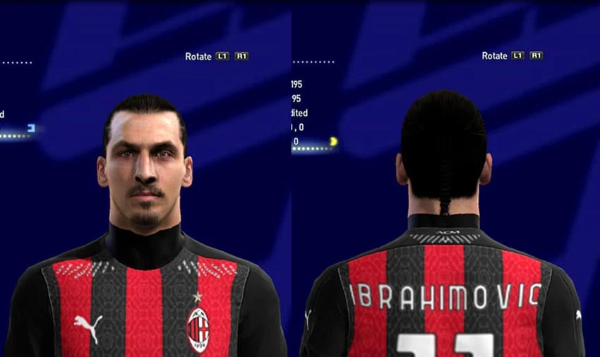 Faces Zlatan Ibrahimović For PES 2013