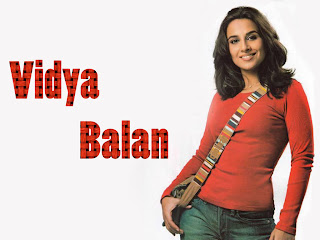 Indian actress and famous Bollywood movie star Vidya Balan