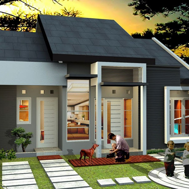 Contoh model rumah minimalis type 45 Minimalis 