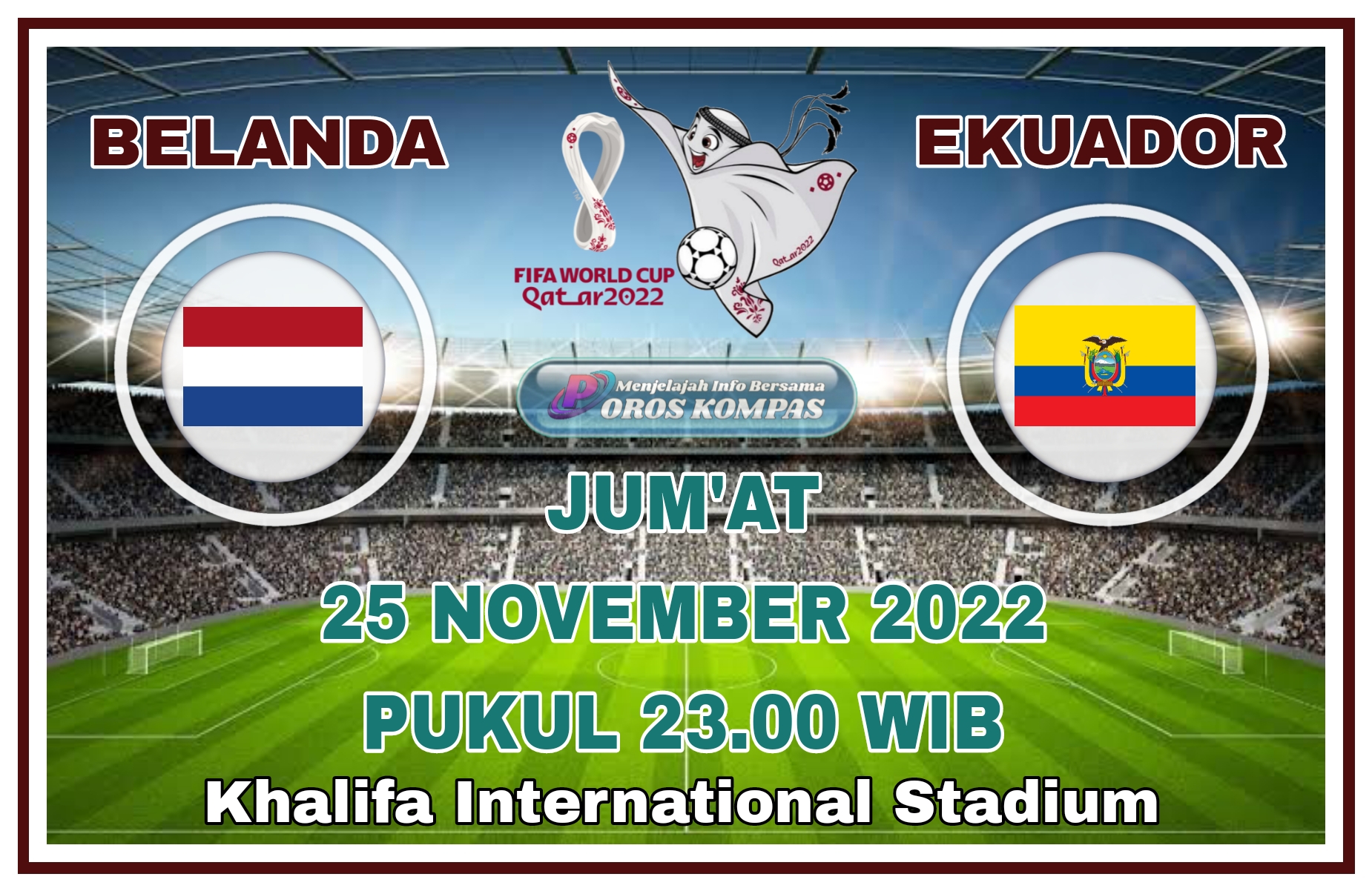 Prediksi Belanda vs Ekuador di Piala Dunia 2022