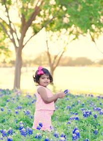 Girl and her flower