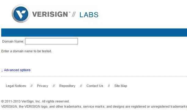 Click on the image to test your Domain