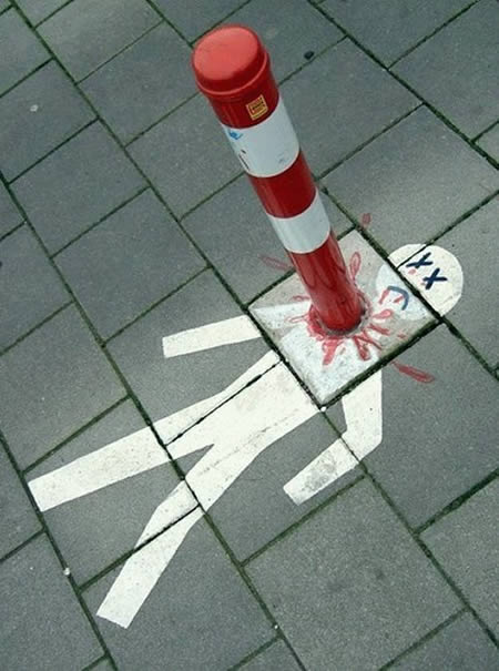 Creatively Placed Street Art