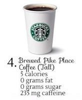 Brewed Starbucks coffee