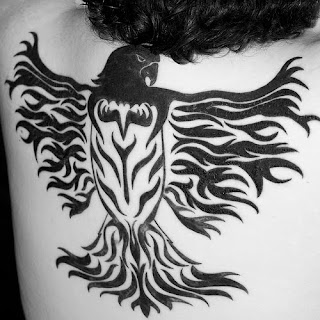 hawk tribal tattoo