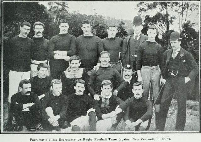 Parramatta's Last Representative Rugby Football Team (against New Zealand) in 1893