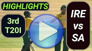 IRE vs SA 3rd T20I 2021