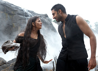 Aishwarya Rai and Abhishek Bachchan in Raavan