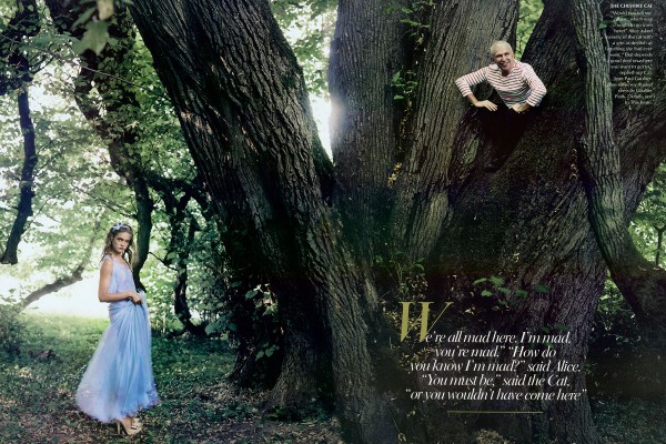 Alice in Wonderland by Annie Leibovitz for Vogue