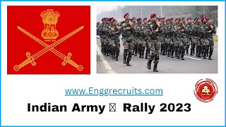 Indian Army Rally Bharti 2023 Apply Online  joinindianarmy.nic.in