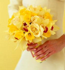 yellow wedding flower