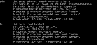  Agar sanggup terhubung dengan perangkat lain dalam jaringan Setting IP Address di Linux Dengan Command Line 