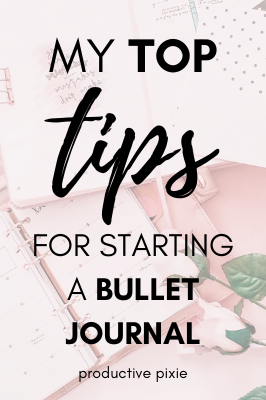 My Top Tips + Tricks for Bullet Journaling