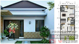 desain rumah 5x12 3 kamar tidur 1 lantai resize