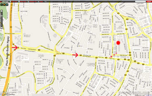 map Uptown damansara2