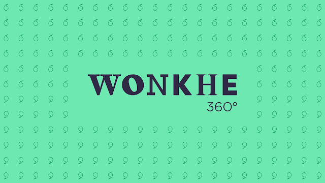 Logo of Wonkhe, the company's title in black text on a green background.