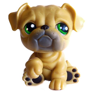 Littlest Pet Shop 3-pack Scenery Bulldog (#107) Pet | LPS Merch