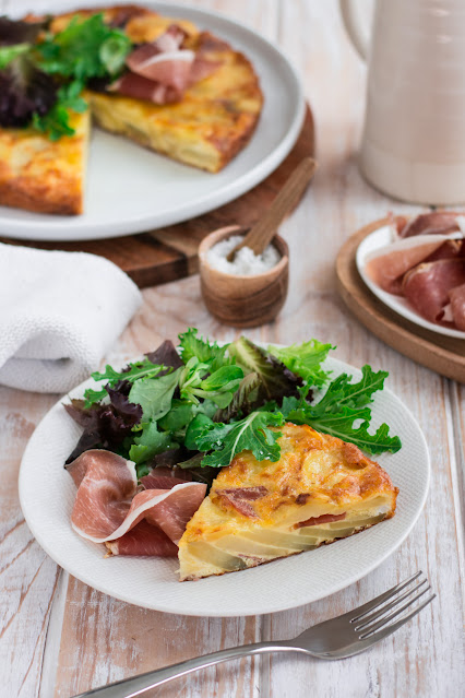 Tortilla de patatas au Jambon Consorcio Serrano