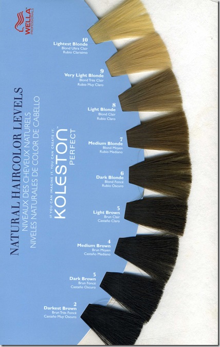 Gawe Riyoyoan Wella Hair Colour Chart