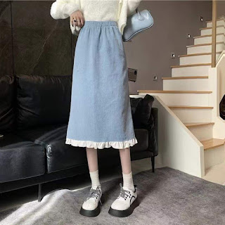 rok korduroi renda by igoods.judy - rekomendasi lolita outfit