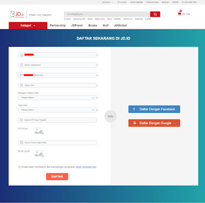 Cara berjualan di JD.ID