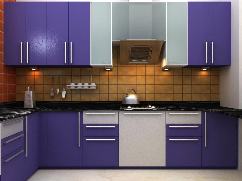 40 Inspirasi Desain  Dapur Minimalis  Warna  Ungu  Yang Indah 