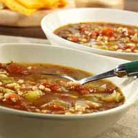 Roasted Tomato and Barley Soup