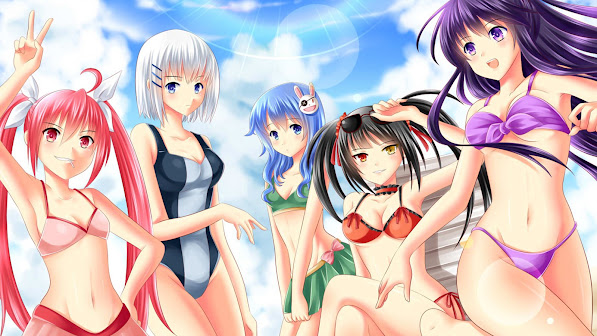 Anime Girls Bikini 3i