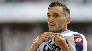 Lucas Pérez escudo Depor