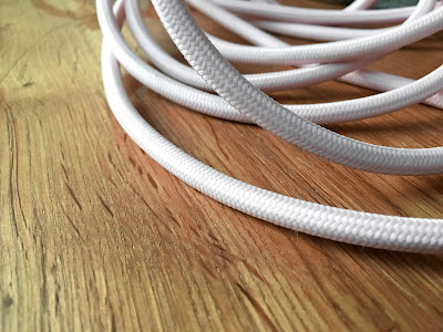 Creative Cables cavo tessile effetto seta rosa baby RM16