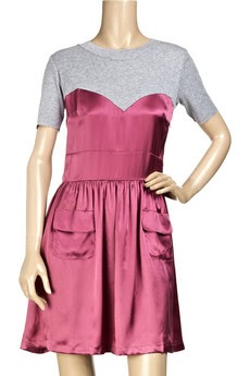 Irwin & Jordan's silk-satin dress