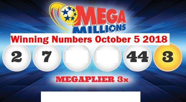 Mega Millions Winning Numbers October 5 2018